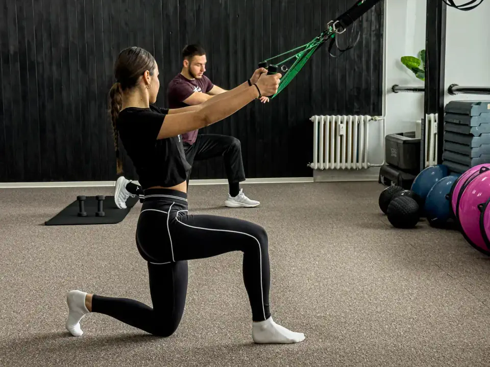 Cvičenie s TRX v Bodyfit Clube